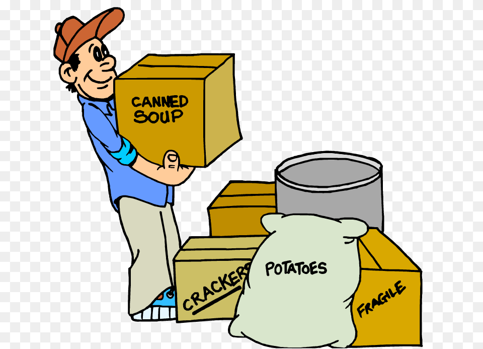 Holiday Food Clip Art, Box, Person, Cardboard, Carton Free Png