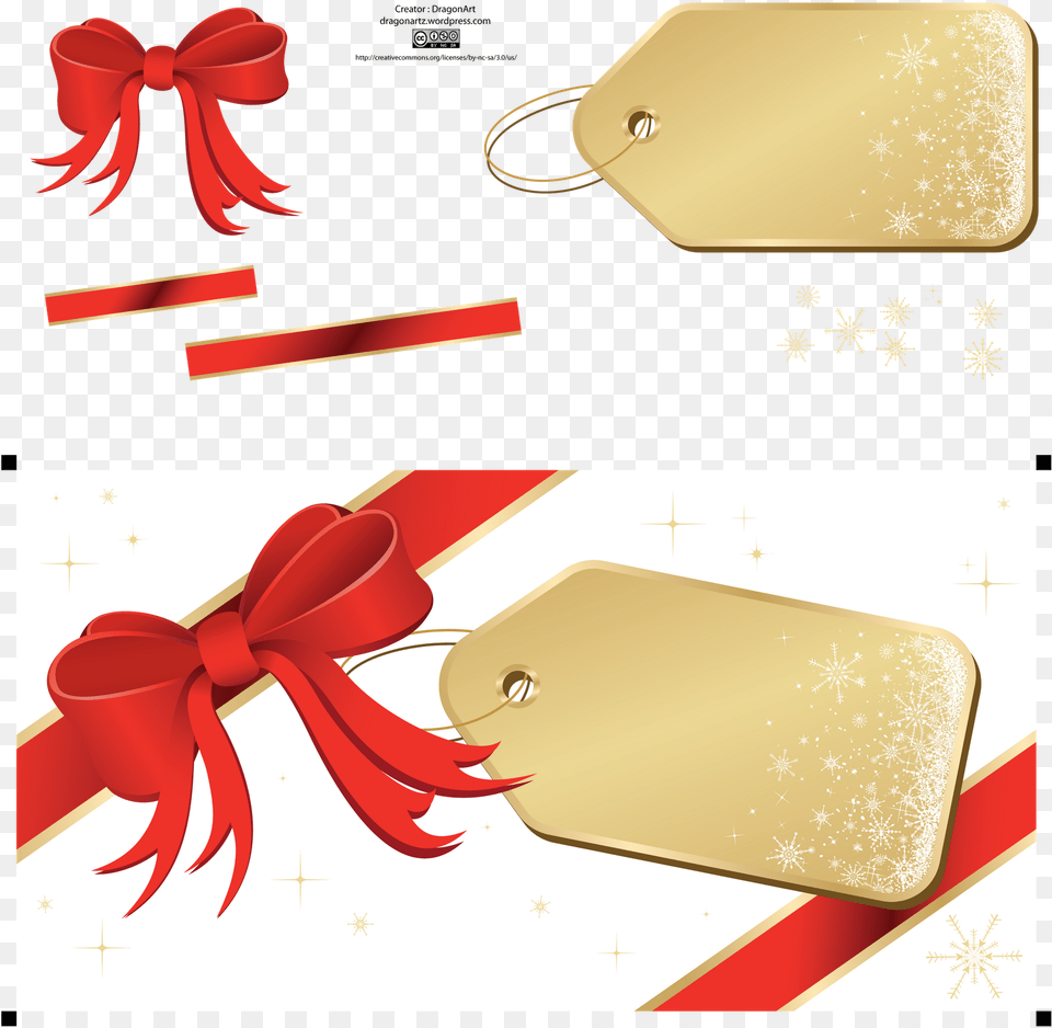 Holiday Gift Tag Vector, Gold, Accessories Png Image