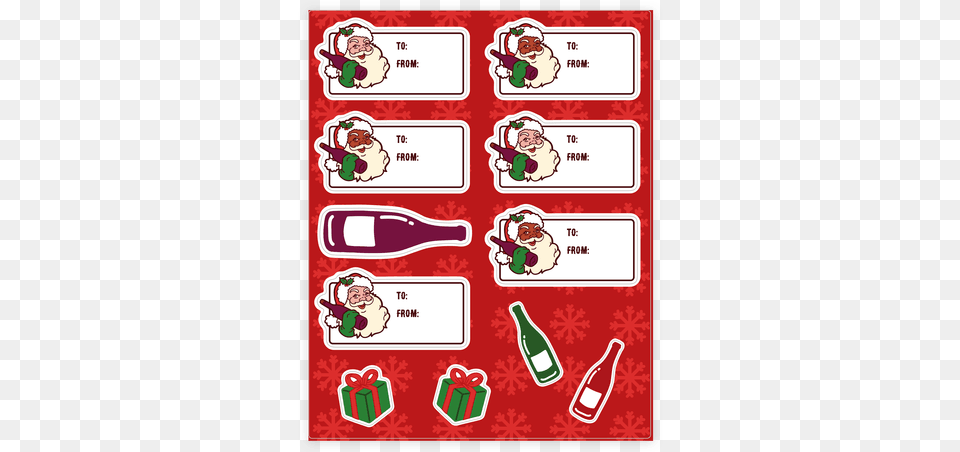 Holiday Gift Tags For All Of Your Present Creations Sticker, Book, Comics, Publication, Bottle Free Png Download