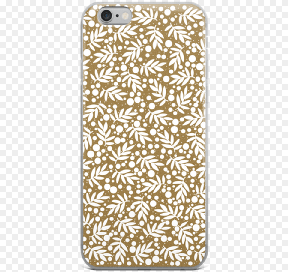 Holiday Gold Leaf Pattern Iphone Case, Electronics, Mobile Phone, Phone, Home Decor Free Transparent Png