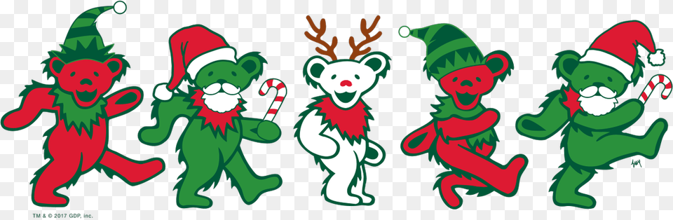 Holiday Greeting Cards And 10 Off All Orders Over Grateful Dead Dancing Bears Christmas, Elf, Animal, Bear, Mammal Png