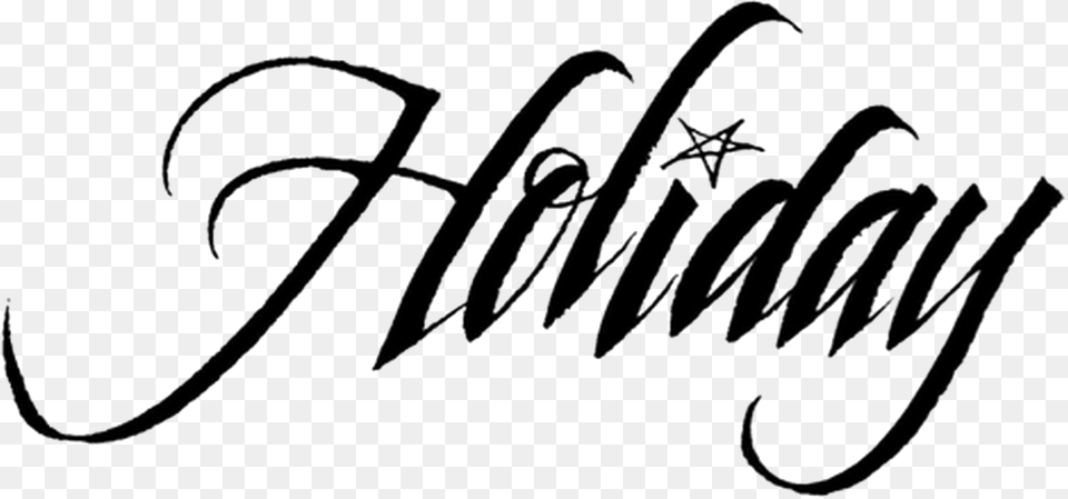 Holiday Hd, Handwriting, Text, Calligraphy Png