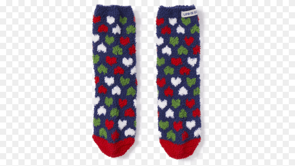 Holiday Heart Pattern Snuggle Socks Sock, Home Decor Free Png