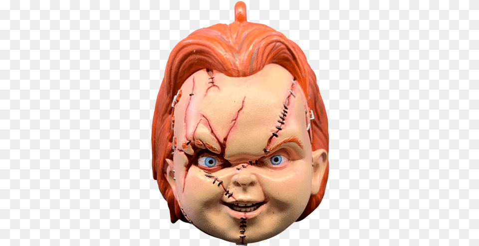 Holiday Horrors Seed Of Chucky Head Ornament Illustration, Adult, Female, Person, Woman Png Image