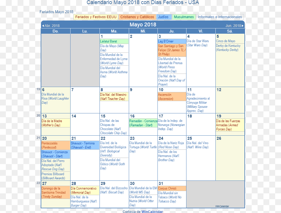 Holiday March 2019 Calendar, Text Free Png