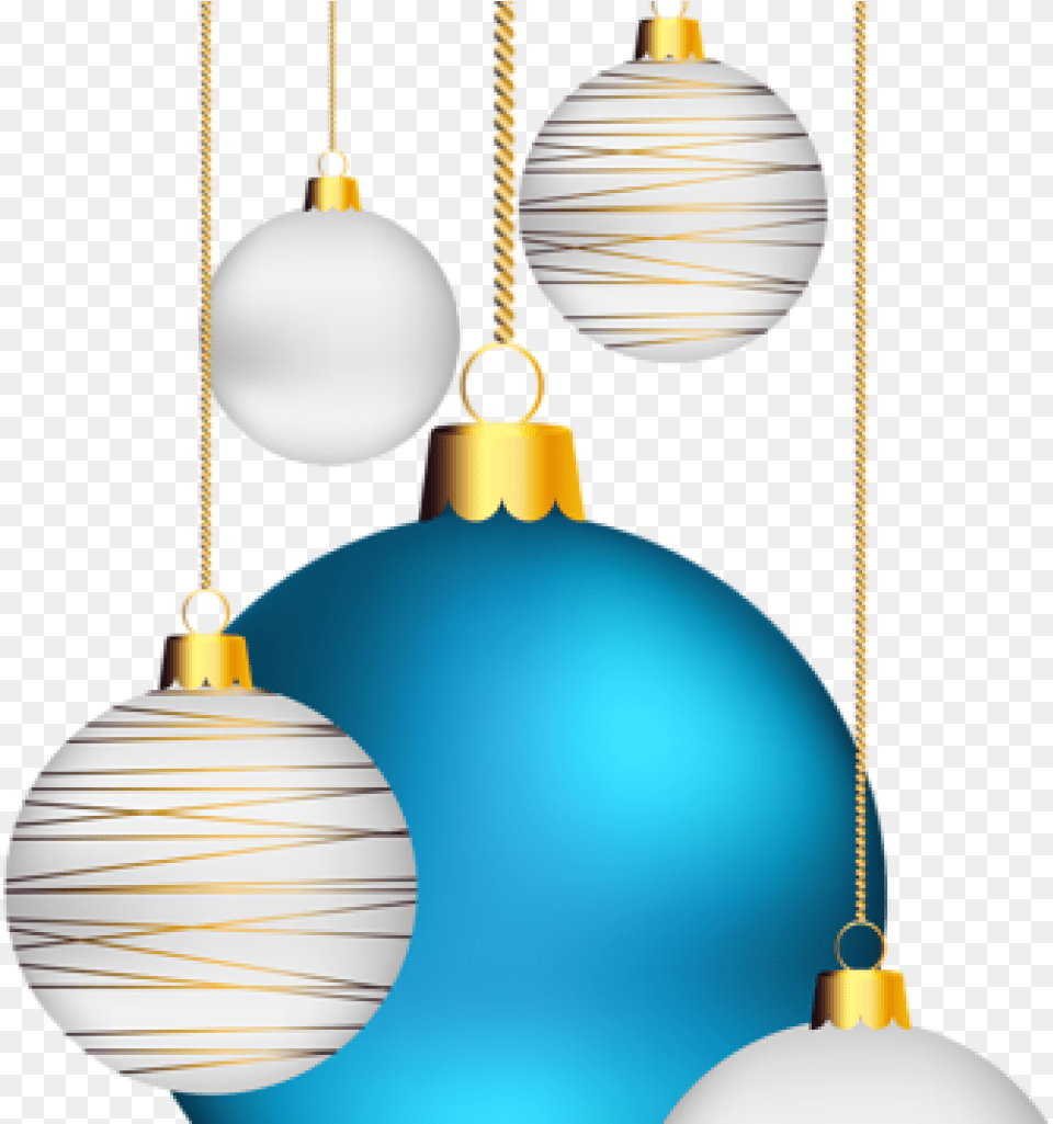 Holiday Ornaments Clipart Christmas Balls Transparent Silver Christmas Ball, Accessories, Lighting, Sphere, Chandelier Free Png Download