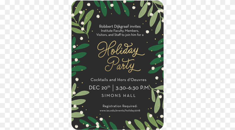 Holiday Party, Advertisement, Herbal, Herbs, Plant Free Transparent Png