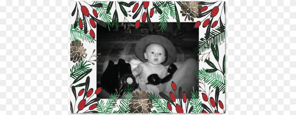 Holiday Photo Carddata Captionclass Candy Cane, Hat, Clothing, Person, Collage Free Png Download