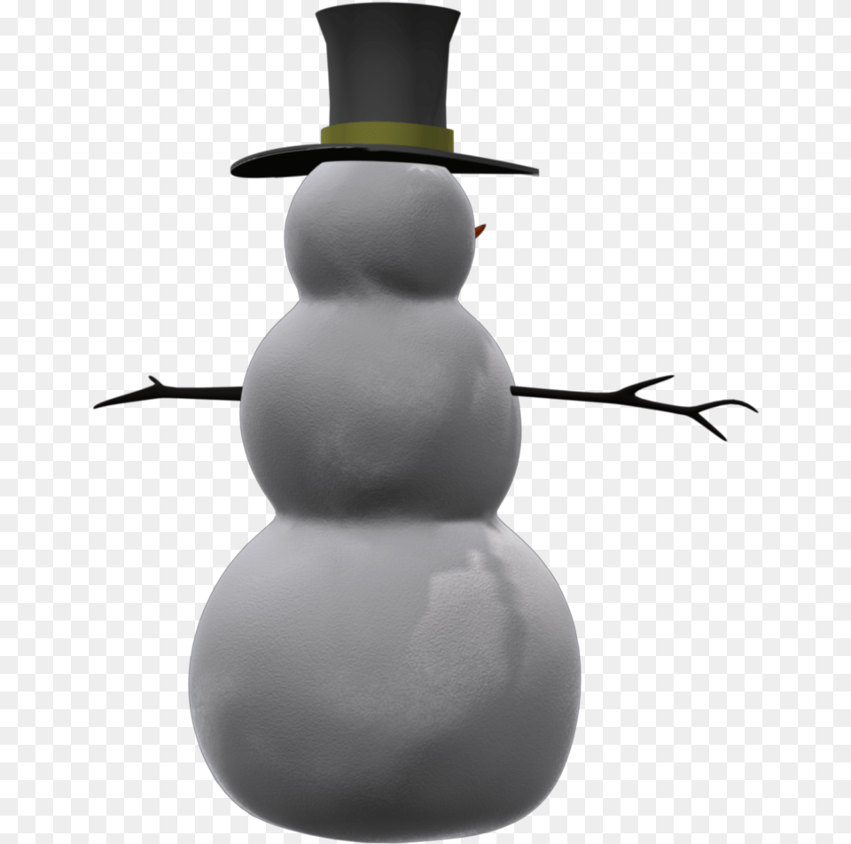 Holiday Themed Video Clipart Of Snowman Snowman, Nature, Outdoors, Winter, Snow Free Png Download