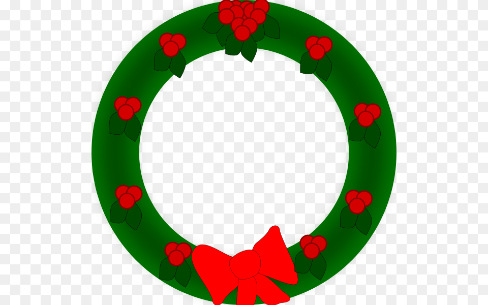 Holiday Wreath Clip Arts For Web, Green, Disk Free Png Download