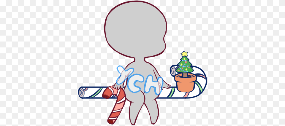 Holiday Ych By Aquasparkles Paint Tool Sai, Sticker, Baby, Person, Body Part Free Transparent Png