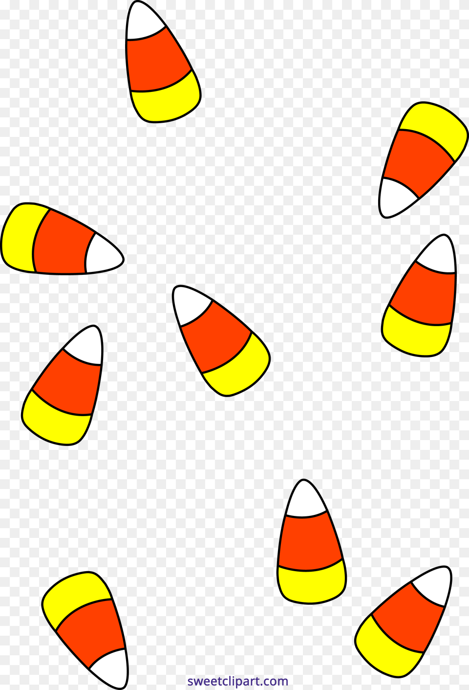 Holidays Halloween Candy Corn Set Clipart, Food, Sweets, Grain, Produce Free Png Download