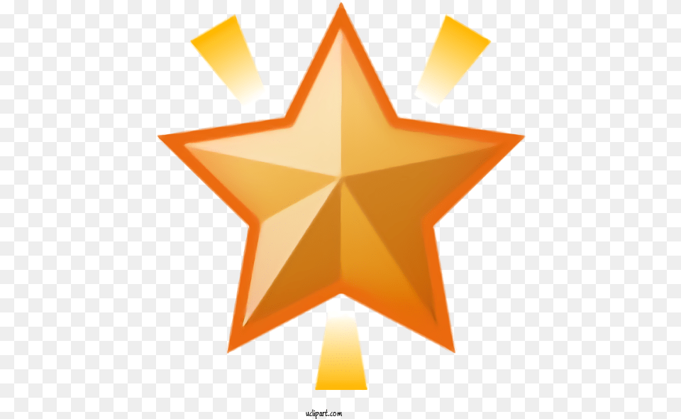 Holidays Orange Star Logo For Diwali Emoji Estrella, Star Symbol, Symbol, Lighting Free Png