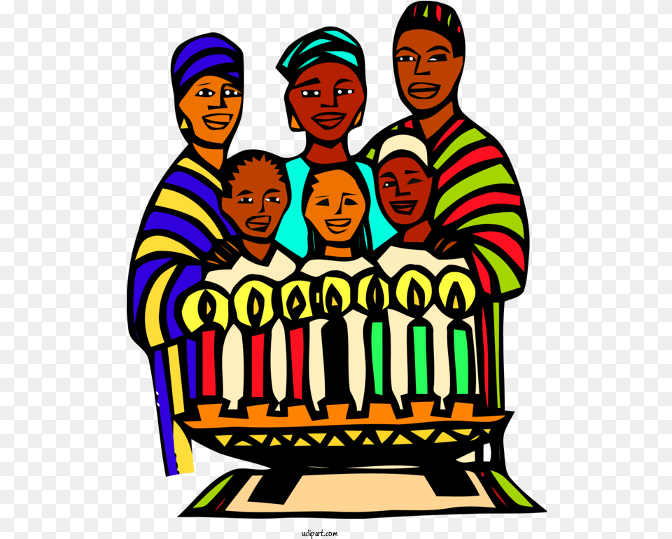 Holidays People Social Group Cartoon Image Kwanzaa, Person, Food, Dessert, Cream Free Transparent Png