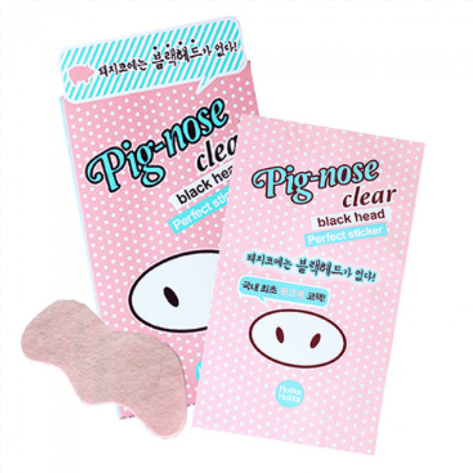 Holika Holika Pig Nose Clear Black Head Perfect Sticker Paper, Advertisement, Diaper Png Image