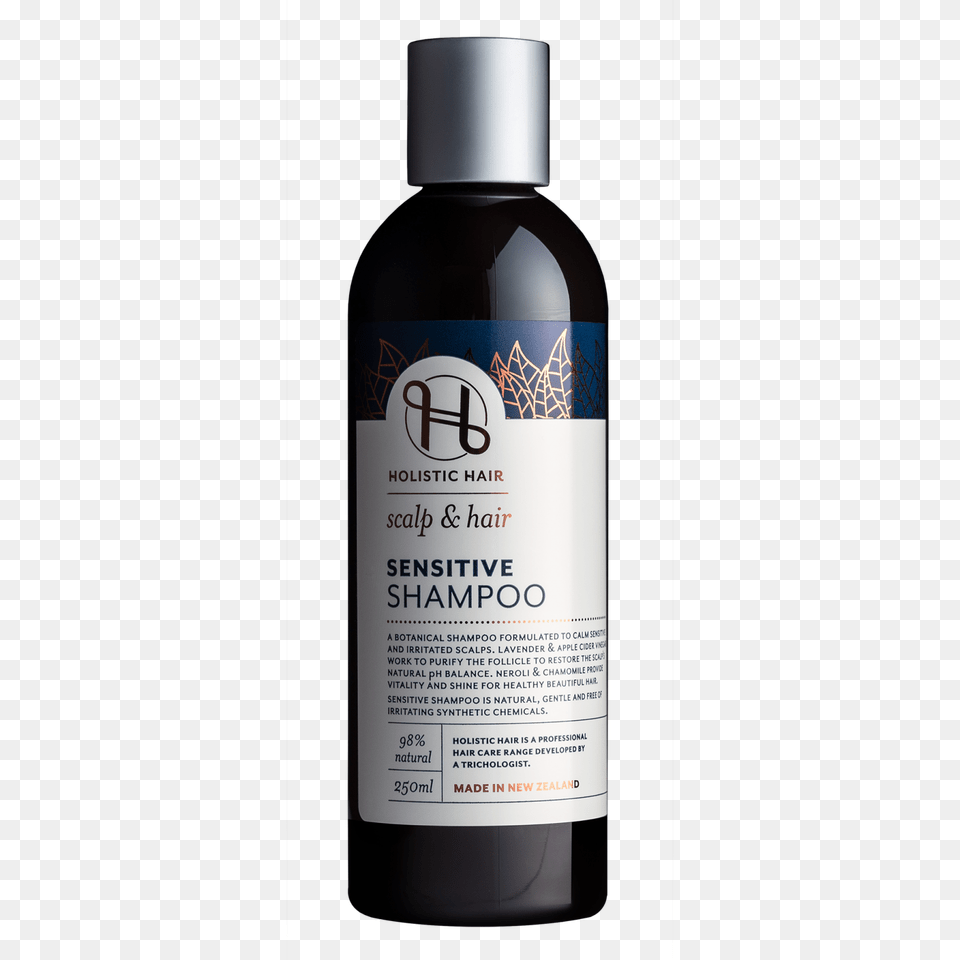 Holistic Hair Sensitive Shampoo, Bottle, Cosmetics, Perfume Free Png