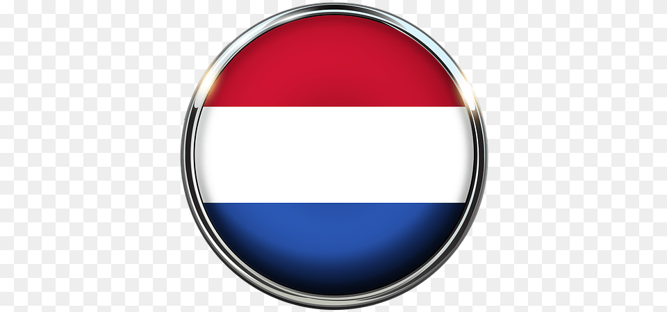 Holland Flag Netherlands Europe Nations White Circle, Disk, Logo Free Png Download