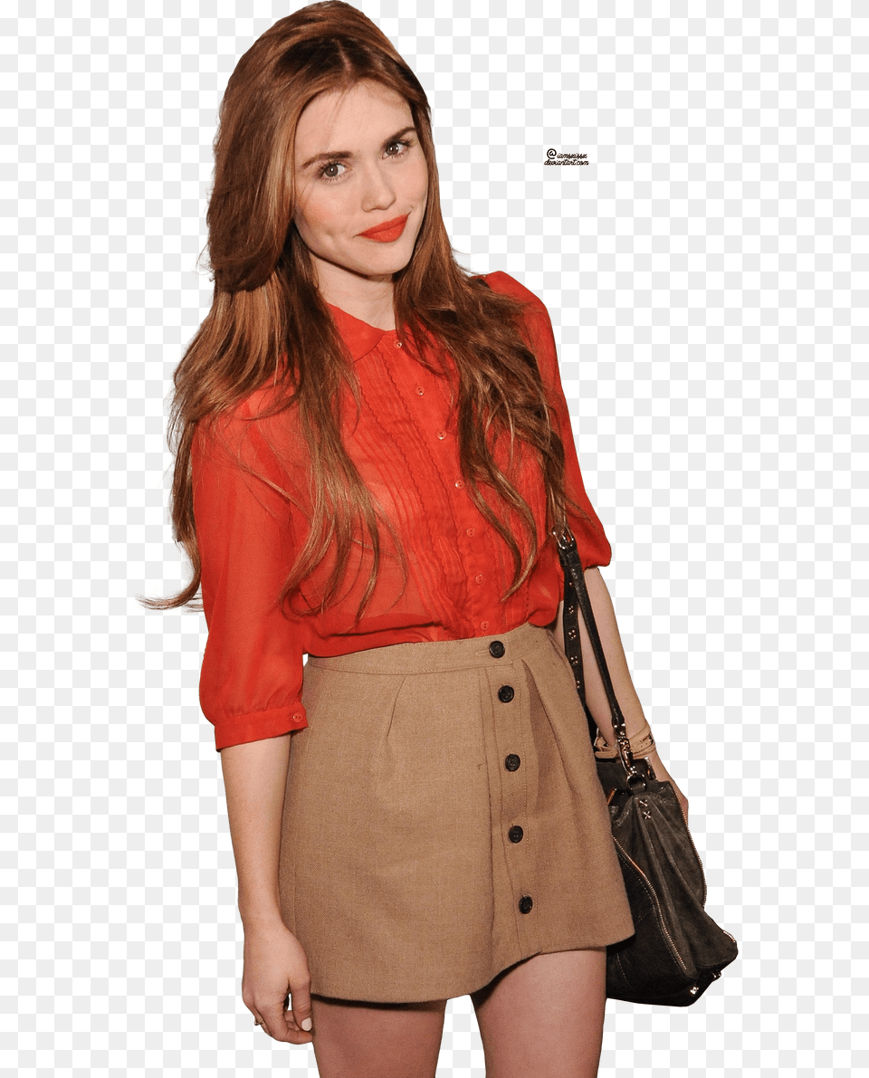 Holland Roden 3 By Iamszissz Holland Roden No Background, Accessories, Skirt, Purse, Person Free Transparent Png