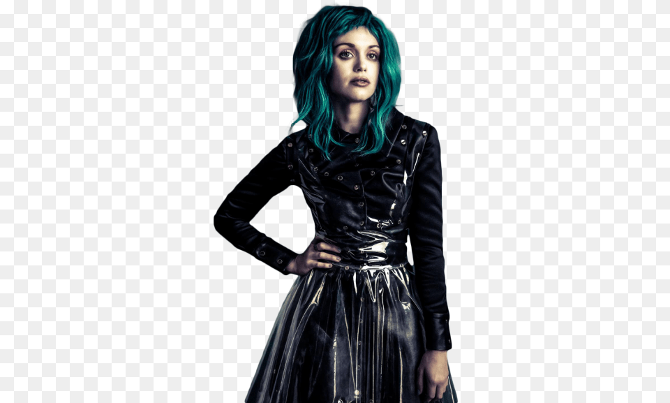 Holland Roden Halloween Costume Holland Roden Blue Hair, Adult, Person, Female, Woman Free Png