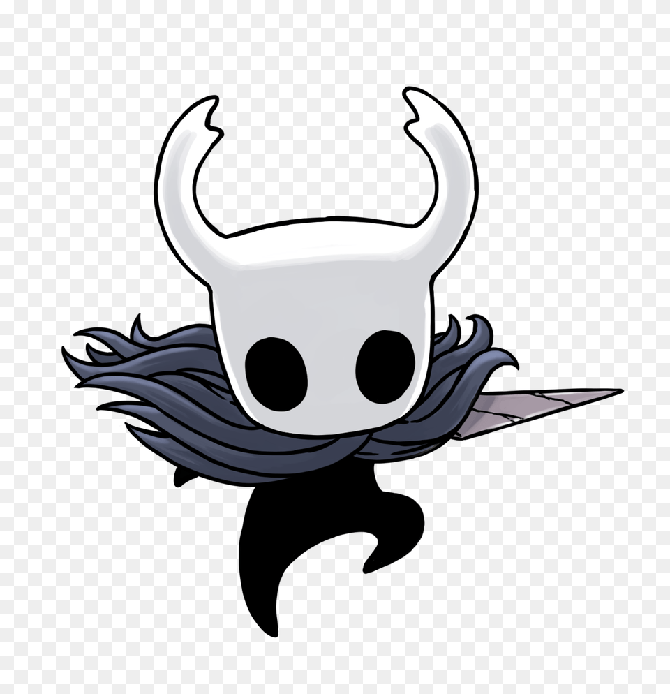 Hollow Game Team Logo Hq Image Knight Hollow Knight, Stencil, Animal, Fish, Sea Life Png