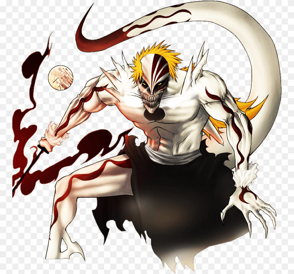 Hollow Ichigo Images Hollow Ichi Hd Wallpaper And Background Ichigo Kurosaki Hollow Transformation, Book, Comics, Publication, Electronics Free Transparent Png