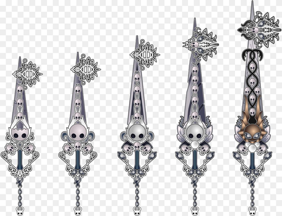 Hollow Knight Keyblade, Accessories, Earring, Jewelry, Blade Free Png Download