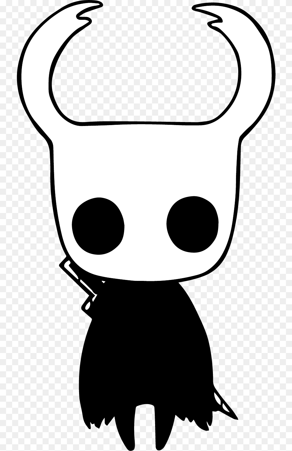 Hollow Knight Main Character, Stencil, Astronomy, Moon, Nature Free Transparent Png