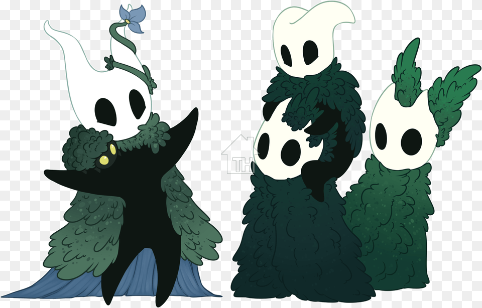 Hollow Knight Moss Charger, Green, Animal, Bear, Mammal Free Transparent Png