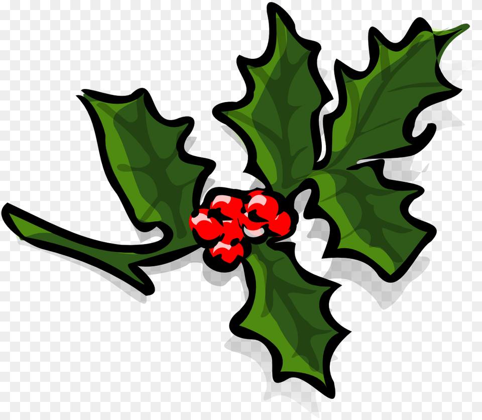 Holly And Berries, Leaf, Plant, Flower, Tree Png