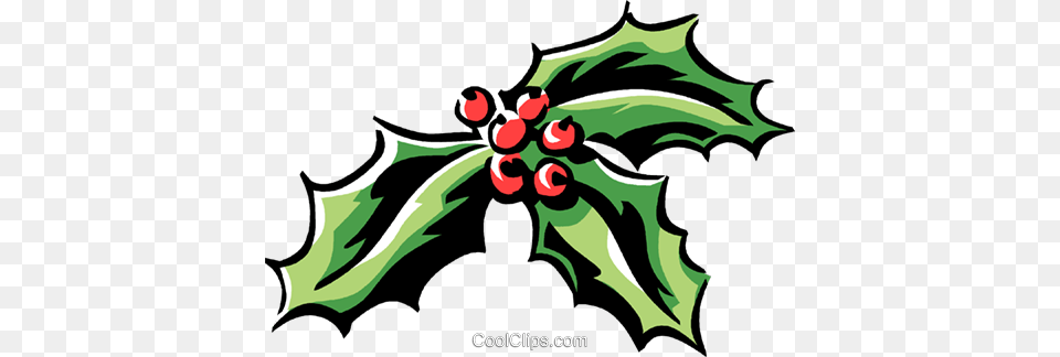 Holly And Ivy Royalty Vector Clip Art Illustration, Leaf, Plant, Food, Fruit Free Png Download