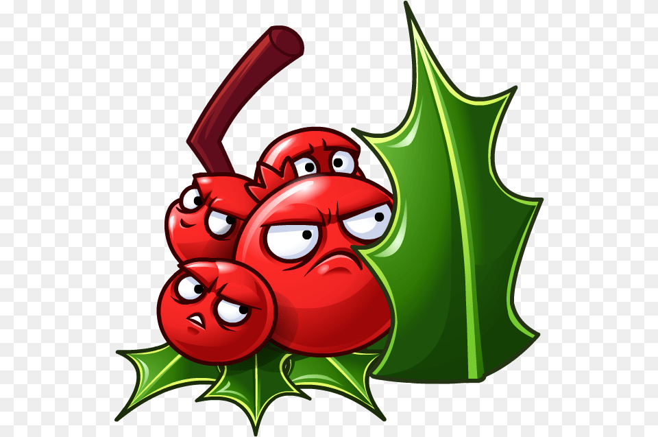 Holly Barrier Would Like To Advise Folks Not To Eat Plants Vs Zombies Holly Barrier, Leaf, Plant, Food, Fruit Free Transparent Png