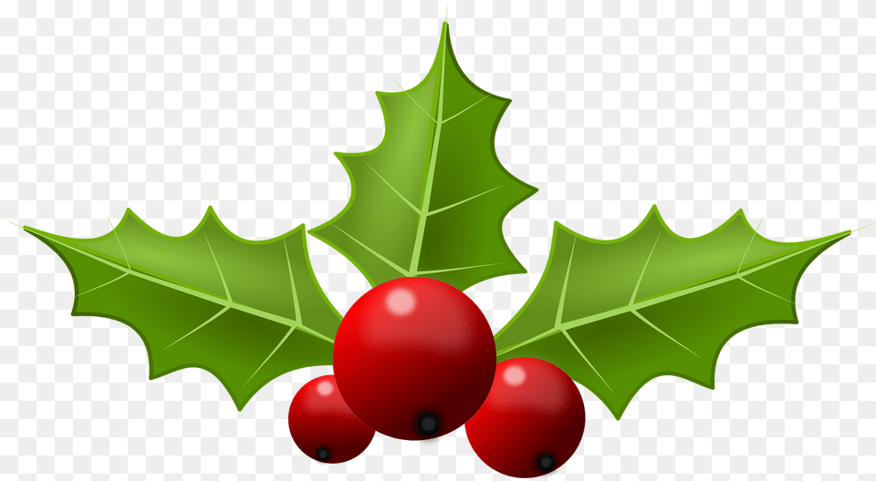 Holly Berries And Leaves Clipart, Leaf, Plant, Food, Fruit Free Transparent Png