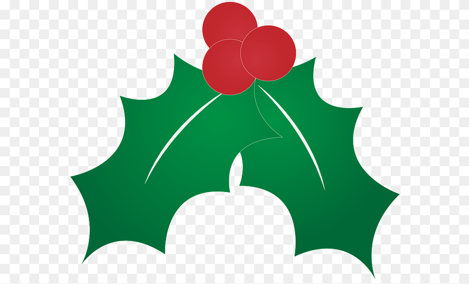 Holly Christmas Border Leaves Clipart Clip Art Holly Leaf, Plant, Produce, Food, Fruit Png