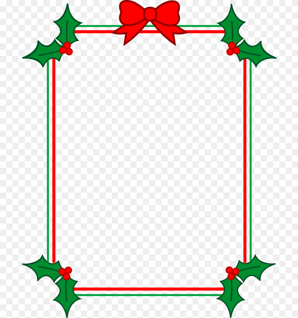 Holly Clipart Border Rainbow Png Image