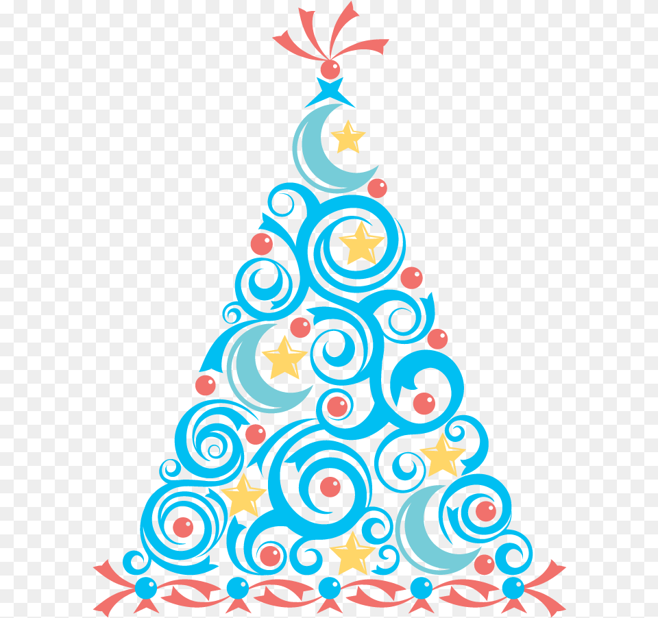 Holly Clipart Christmas Holiday Party Blue Christmas Tree Clipart, Christmas Decorations, Festival, Christmas Tree Png Image