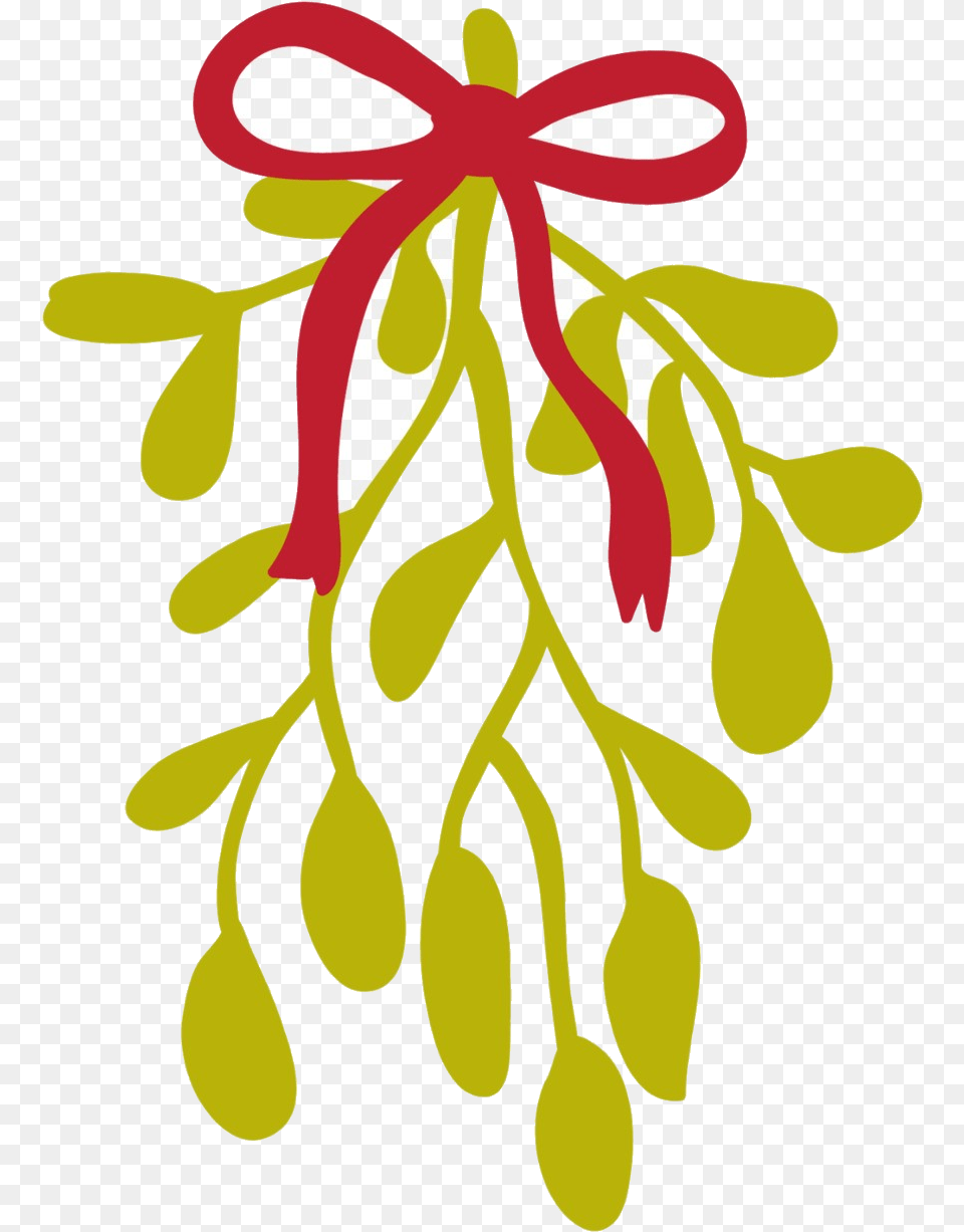 Holly Leaf Kiss Mistletoe Common Clip Art December, Floral Design, Graphics, Pattern, Flower Free Transparent Png