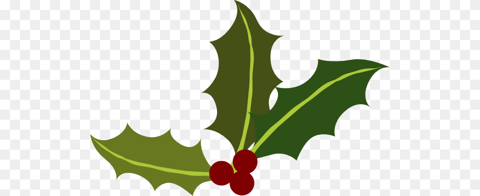 Holly Leaves With Berries Clip Arts For Web, Leaf, Plant, Food, Fruit Free Png Download