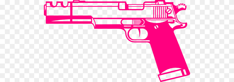 Holly Pink Clip Art, Firearm, Gun, Handgun, Weapon Free Transparent Png
