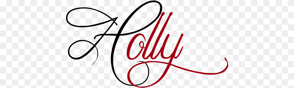 Holly Siggie Holly In Fancy Writing, Handwriting, Text, Dynamite, Weapon Free Png Download