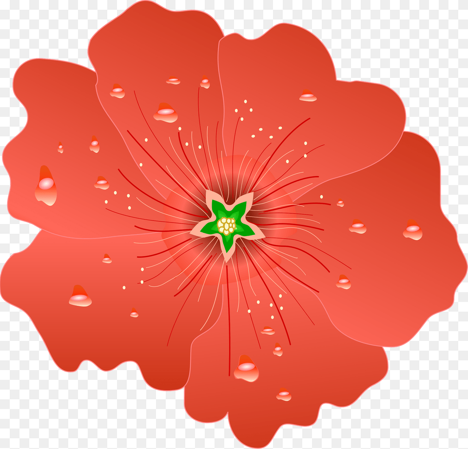 Hollyhock Clipart, Anther, Flower, Petal, Plant Free Png