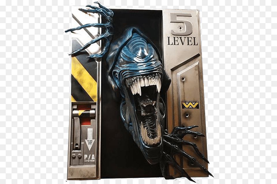 Hollywood Collectibles Alien Queen Life Size Wall Life Size Alien Queen, Machine Free Png
