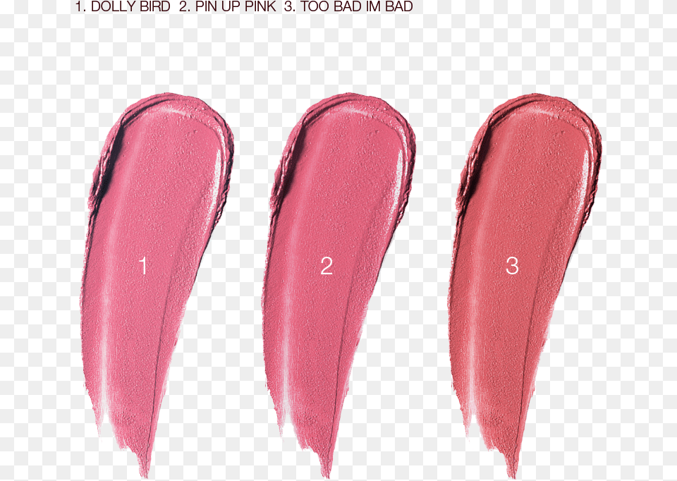 Hollywood Lips Trio Pretty Pink Lipstick Swatches Lip Gloss, Body Part, Plant, Petal, Person Free Png