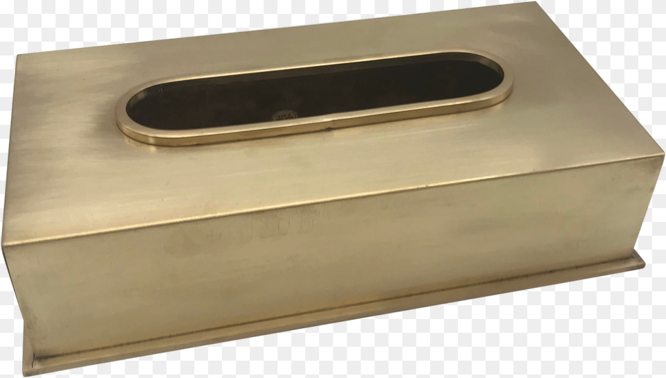 Hollywood Regency Brass Tissue Box Cover Plywood, Mailbox Png
