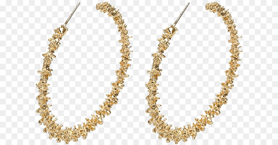 Hollywood Sensations Gold Nugget Hoop Earrings Earrings, Accessories, Earring, Jewelry, Necklace Png