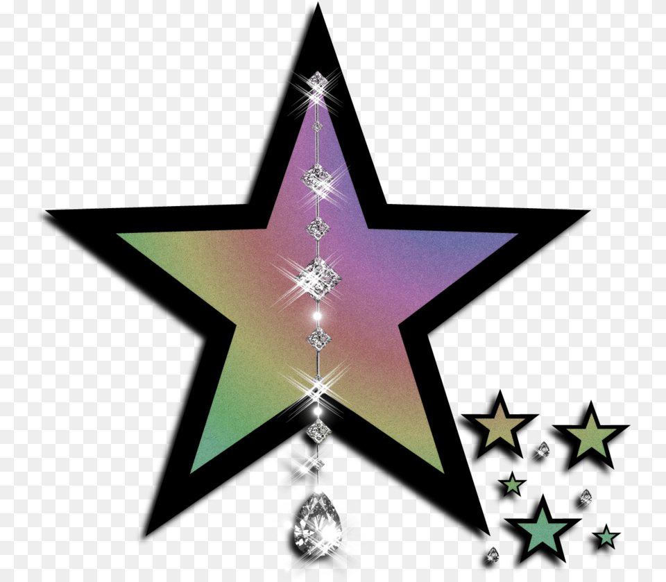 Hollywood Star Clipart Silver Glitter Star Gif, Star Symbol, Symbol Free Transparent Png