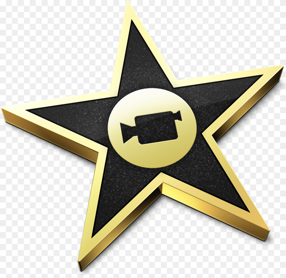 Hollywood Star Icon, Star Symbol, Symbol, Cross Free Png Download