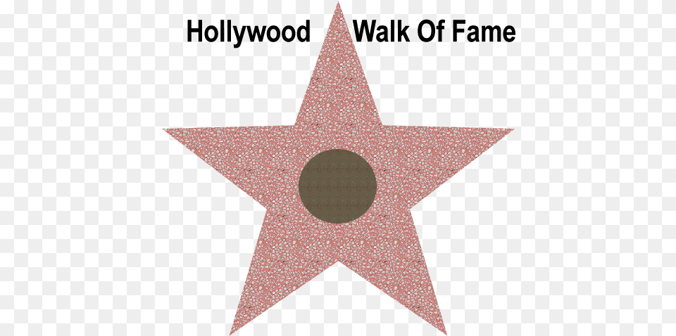 Hollywood Star Picture Hollywood, Star Symbol, Symbol, Cross Free Png Download