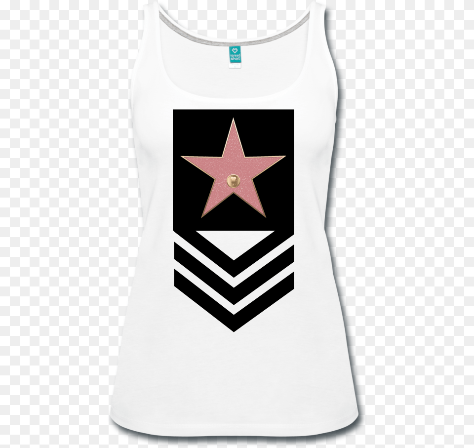 Hollywood Star Walk Of Fame Insignia Crescent, Clothing, Tank Top, Star Symbol, Symbol Free Transparent Png