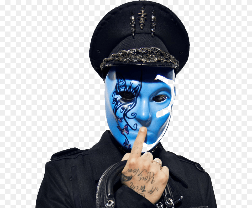 Hollywood Undead Character Hollywood Undead, Adult, Body Part, Person, Man Png