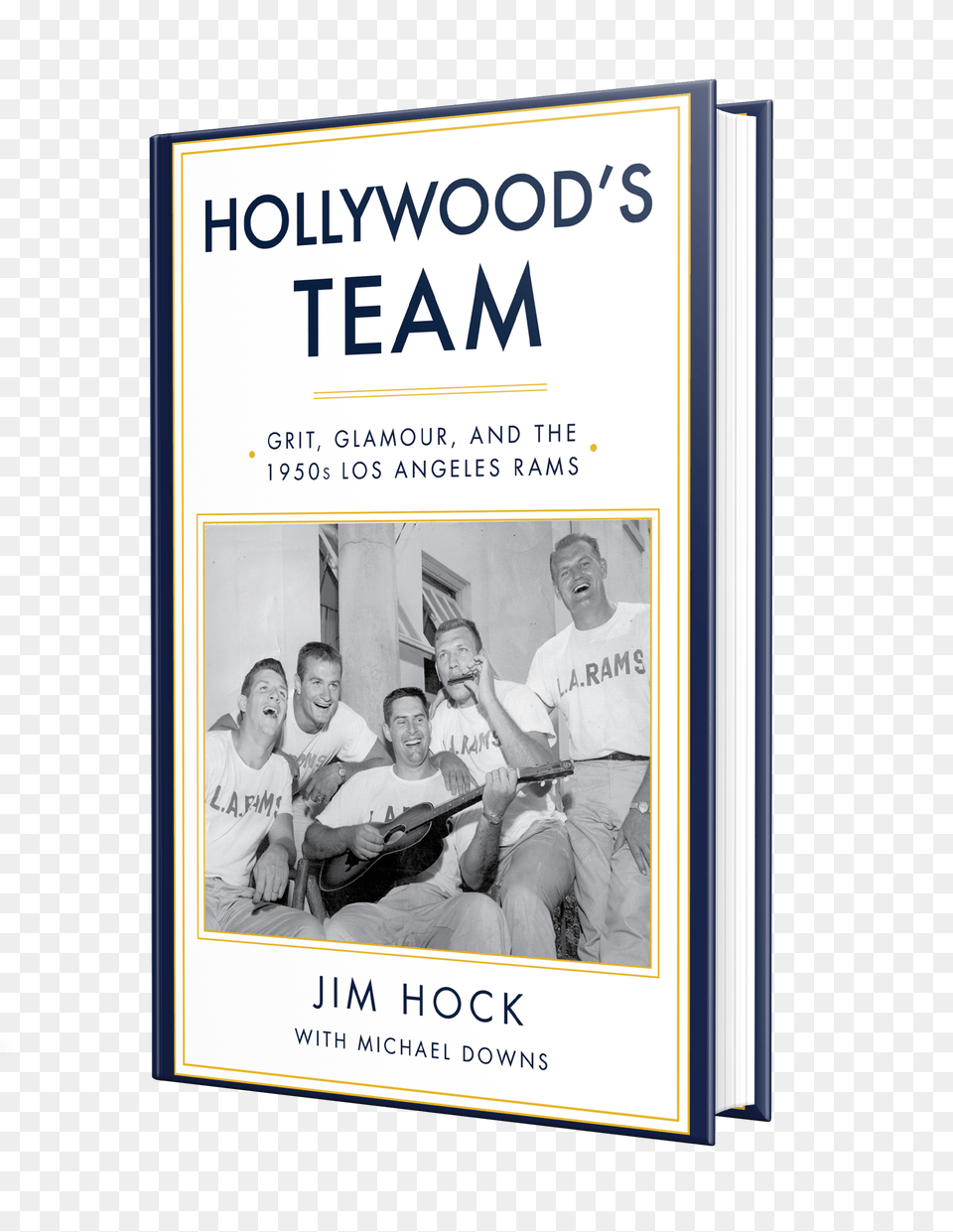 Hollywoods Team Grit Glamour And The Los Angeles Rams, Advertisement, Adult, Poster, Person Free Transparent Png
